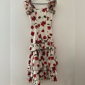 Vintage Floral Party Dress